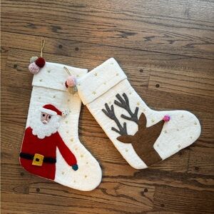 Meri Meri Santa and Reindeer Christmas Stockings